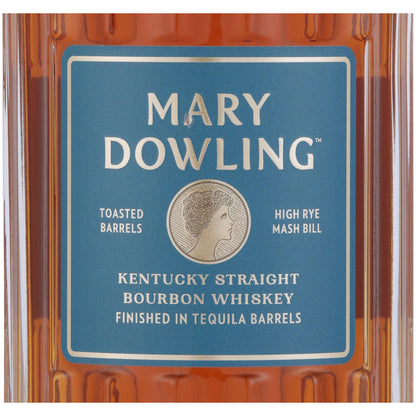 Mary Dowling Straight Bourbon Tequila Barrel Finish 93 - 750ML - Front Label