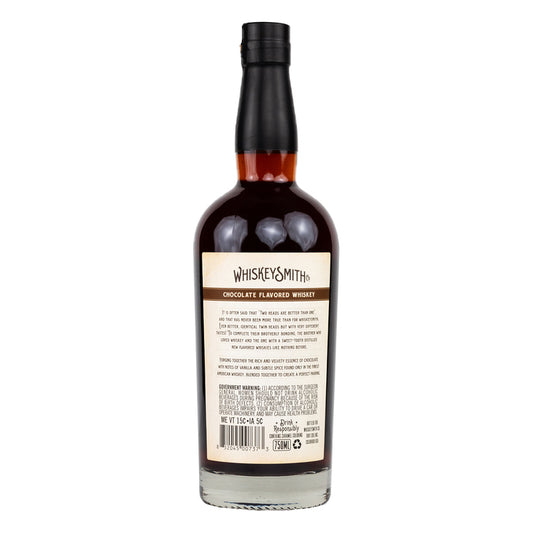 Whiskeysmith Chocolate Flavored Whiskey 60 - 750ML - Back