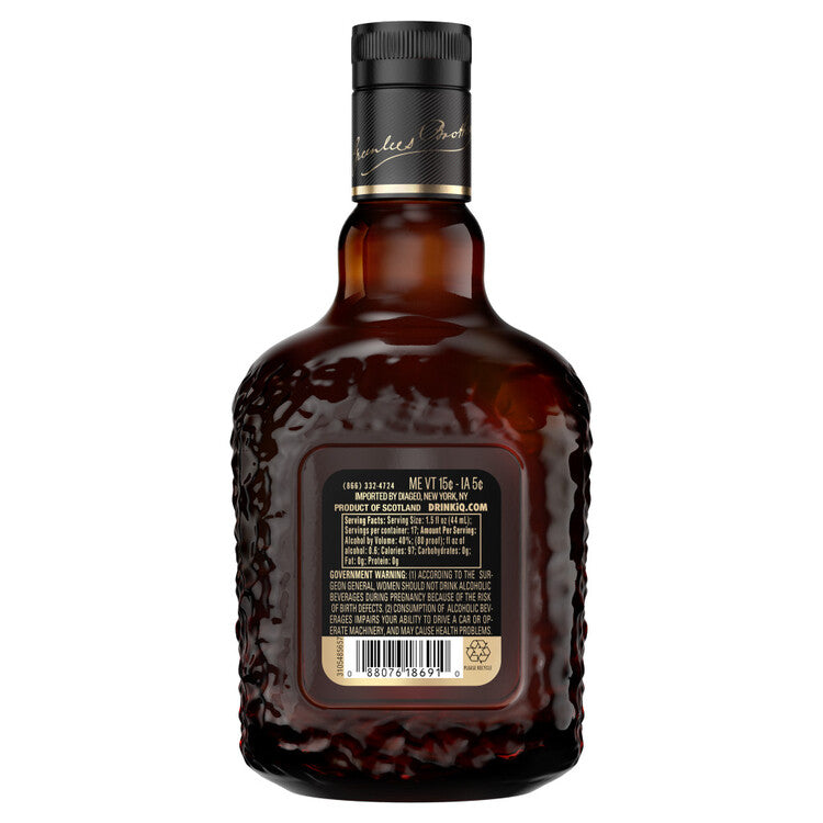 Old Parr Blended Scotch Deluxe 18 Yr 80 - 750ML - Back