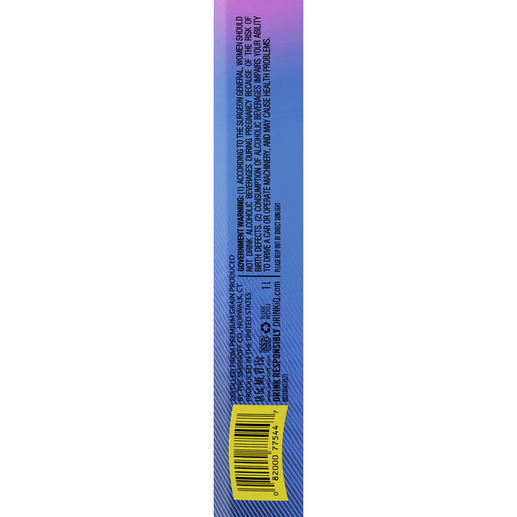 Smirnoff Berry Lemon Flavored Vodka Sours 60 - 1.0L - Back Label