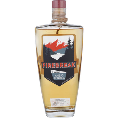 Firebreak Tequila Anejo Premium 80 - 750ML - Front