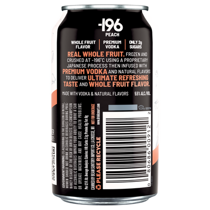 -196 Peach Vodka Seltzer Cocktail 11 - 355ML