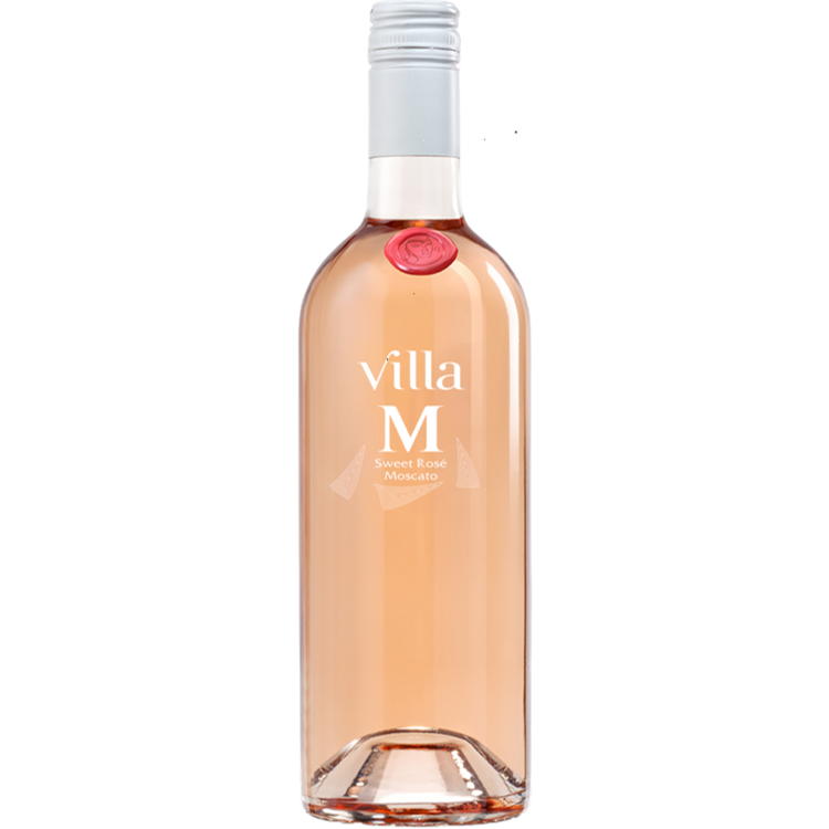 Villa M Moscato Rose Sweet Rose Italy - 750ML - Front