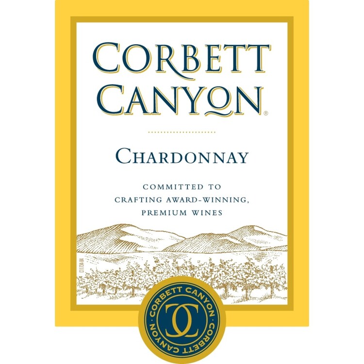 Corbett Canyon Chardonnay American - 1.5L - Front Label