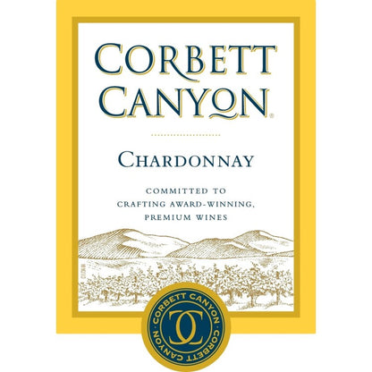 Corbett Canyon Chardonnay American - 1.5L - Front Label