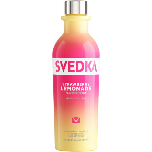 Svedka Strawberry Lemonade Flavored Vodka 70 - 375ML - Front Label