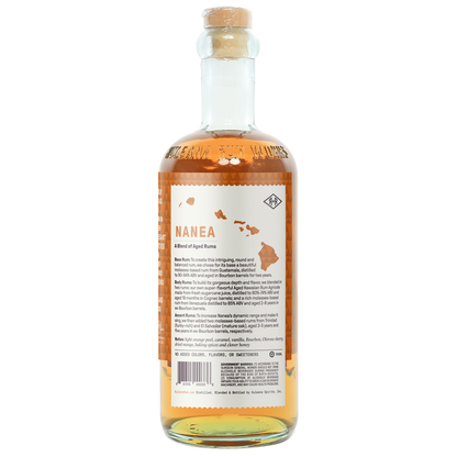 Kuleana Rum Works Aged Rum Nanea 2 Yr 86 - 750ML - Back