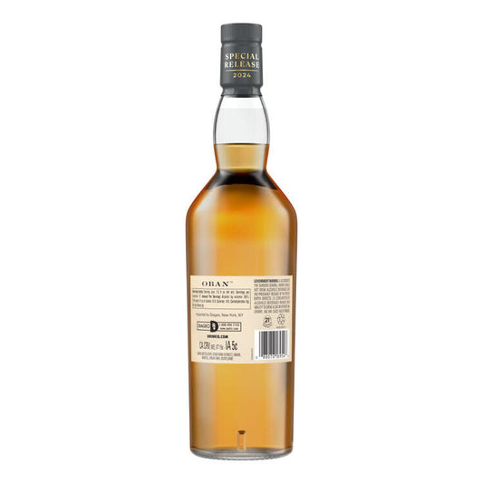 Oban Single Malt Scotch Natural Cask Strength Special Release 2024 10 - 750ML - Back