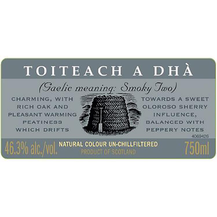 Bunnahabhain Single Malt Scotch Toiteach A Dha 92.6 - 750ML - Front Label