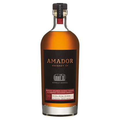 Amador Whiskey Co. Bourbon Double Barrel Cabernet Barrel Finished 90 - 750ML - Front