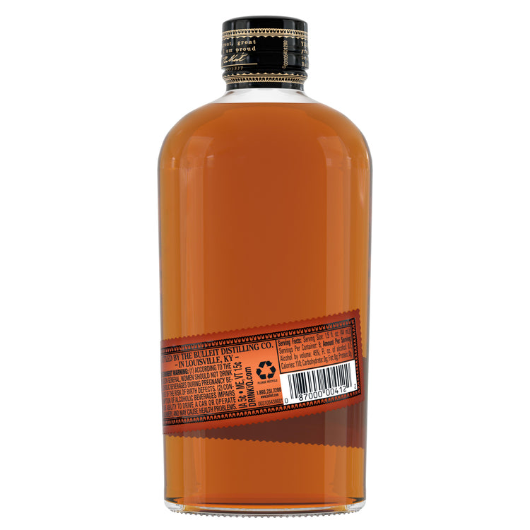 Bulleit Straight Bourbon Frontier Whiskey 6 Yr 90 - 375ML - Back