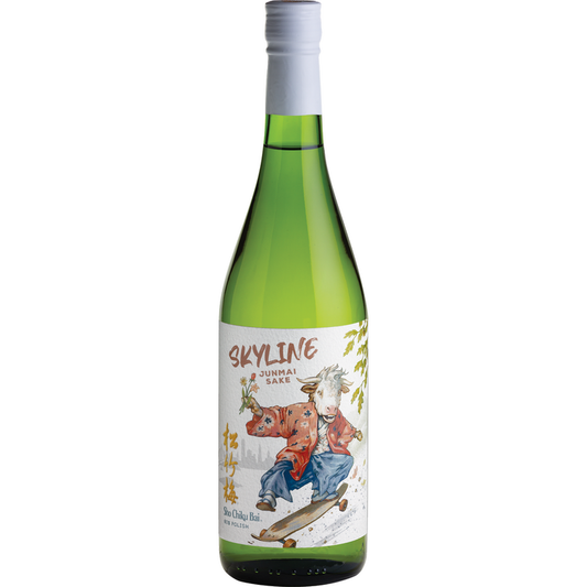 Sho Chiku Bai Junmai Sake Skyline - 750ML - Front