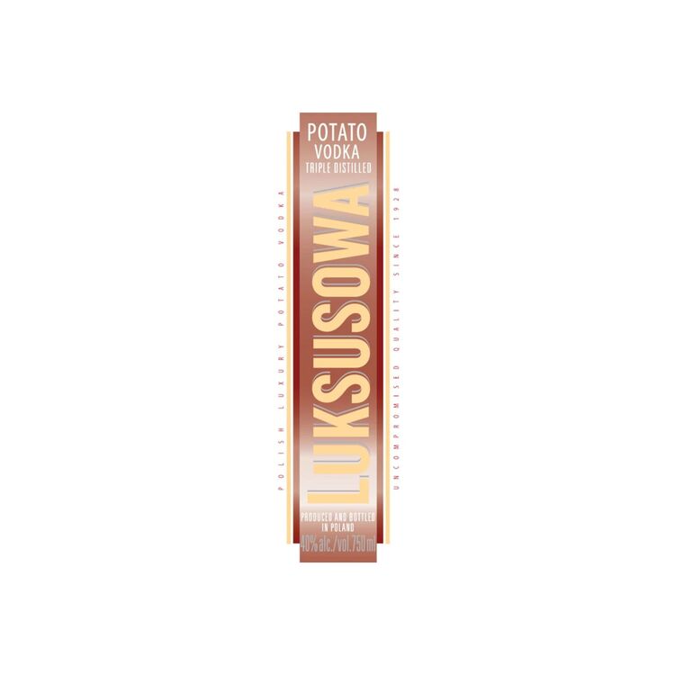 Luksusowa Vodka 80 - 750ML - Front Label
