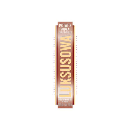 Luksusowa Vodka 80 - 750ML - Front Label