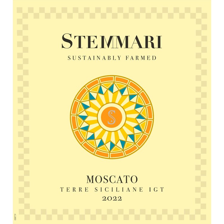 Stemmari Moscato Terre Siciliane - 750ML - Front Label