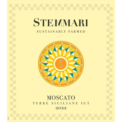 Stemmari Moscato Terre Siciliane - 750ML - Front Label