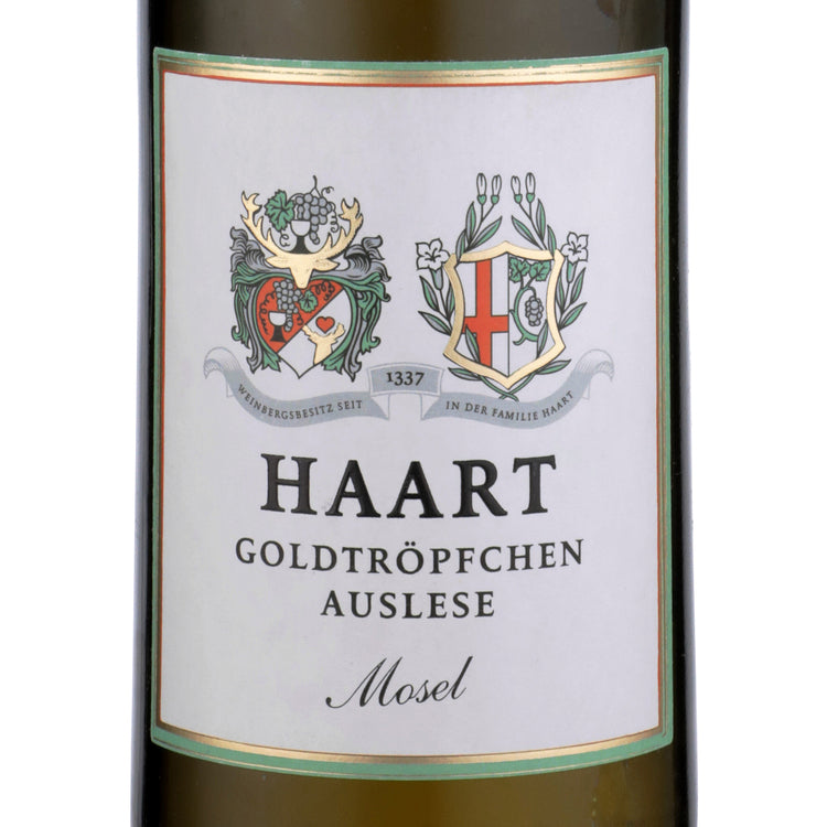 Haart Riesling Auslese Piesporter Goldtropfchen 2012 - 750ML - Front Label