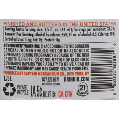 Captain Morgan Sweet Chili Lime Favored Rum 70 - 1.75L