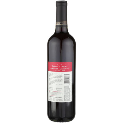 Baron Herzog Cabernet Sauvignon Paso Robles - 750ML - Back