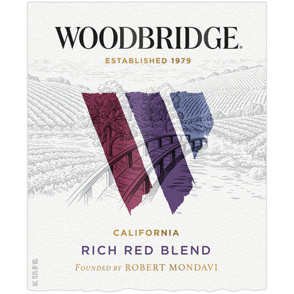 Woodbridge Rich Red Blend California - 1.5L - Front Label