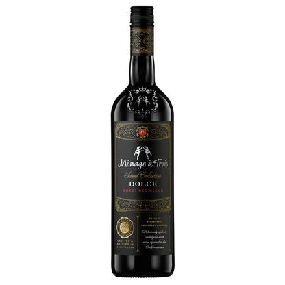 Menage A Trois Dolce Sweet Red Blend Sweet Collection California - 750ML - Front