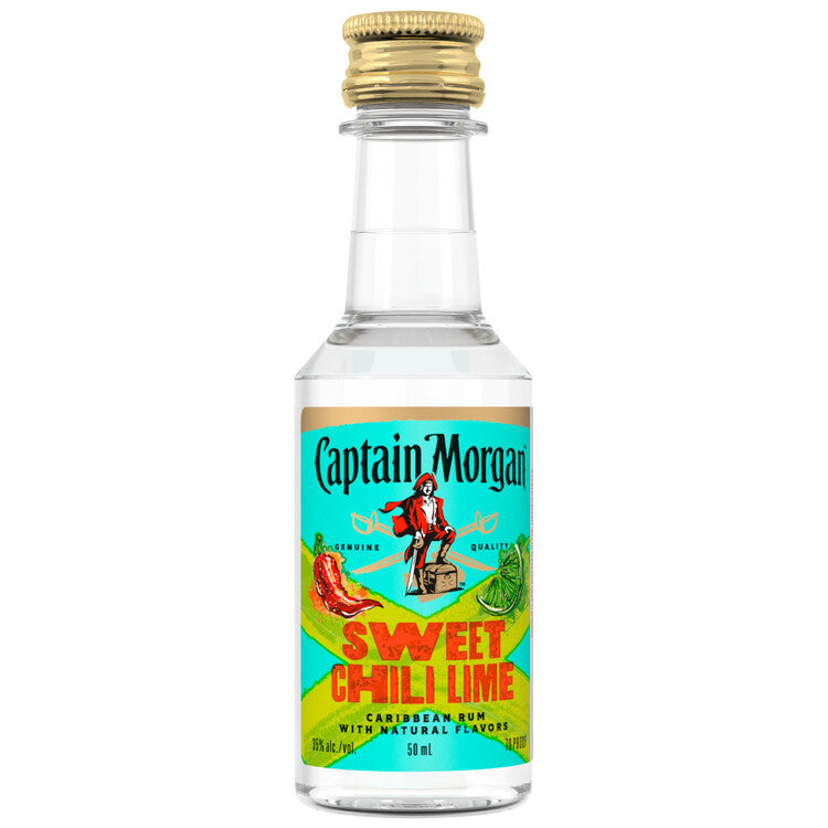 Captain Morgan Sweet Chili Lime Favored Rum 70 - 50ML - Front
