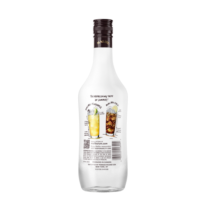 Malibu Coconut Flavored Rum Original 42 - 50ML - Back