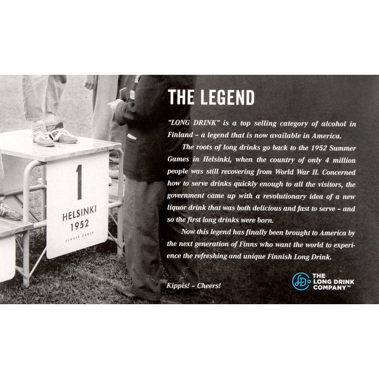 The Long Drink Company Cranberry Cocktail 11 - 355ML - Back