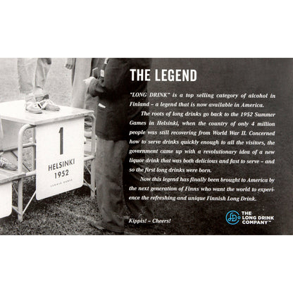 The Long Drink Company Cranberry Cocktail 11 - 355ML - Back