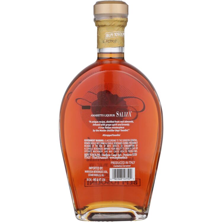 Bepi Tosolini Amaretto Veneziano 56 - 750ML - Back