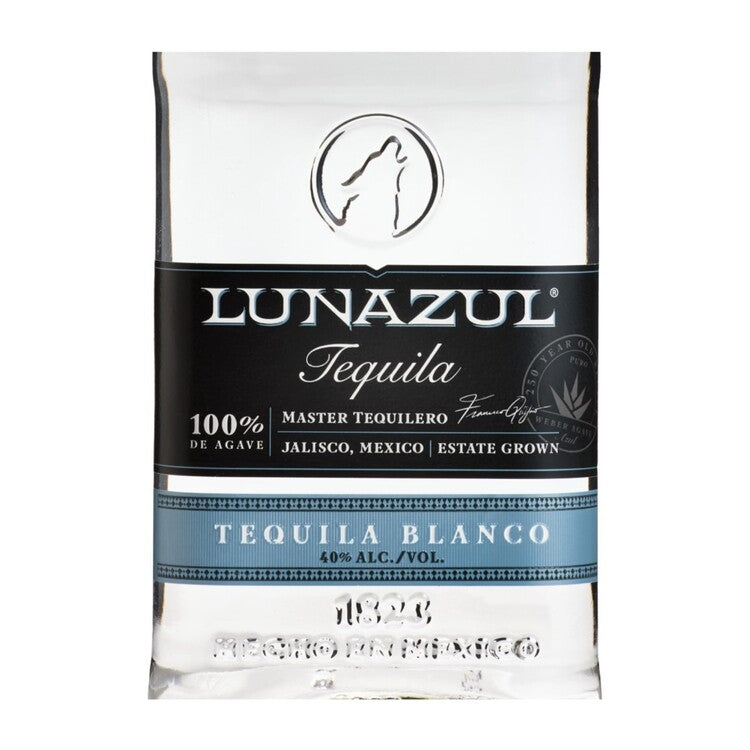Lunazul Tequila Blanco 80 - 750ML - Front Label