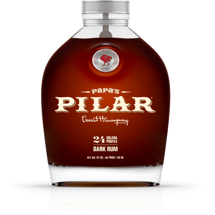 Papa's Pilar Dark Rum 24 Solera Profile 86 - 750ML - Front