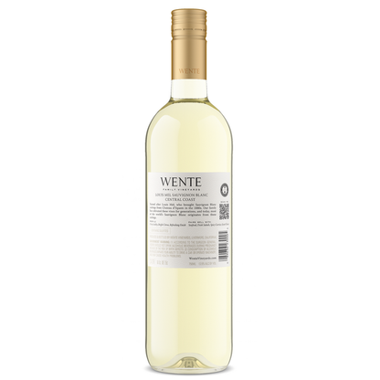 Wente Vineyards Sauvignon Blanc Louis Mel Central Coast - 750ML - Back