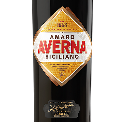 Averna Siciliano Amaro Liqueur 58 - 1.0L - Front Label