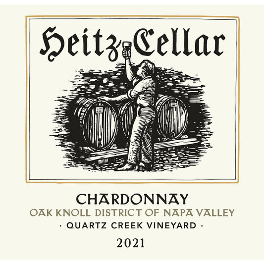 Heitz Cellar Chardonnay Quartz Creek Vineyard Oak Knoll District 2021 - 750ML - Front Label