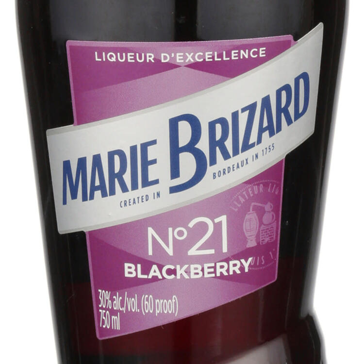 Marie Brizard Blackberry Liqueur 60 - 750ML - Front Label