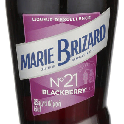 Marie Brizard Blackberry Liqueur 60 - 750ML - Front Label