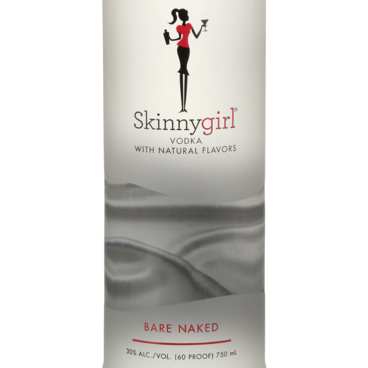 Skinnygirl Vodka Bare Naked 60 - 750ML - Front Label