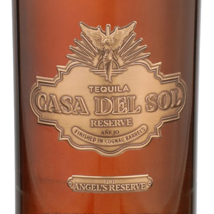 Casa Del Sol Tequila Anejo Angels Reserve 11:11 Finished In Cognac Bar - 750ML - Front Label