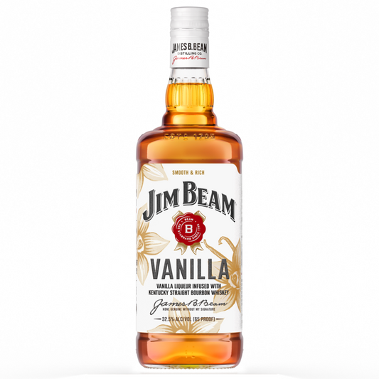Jim Beam Vanilla Flavored Whiskey 65 - 1.0L - Front