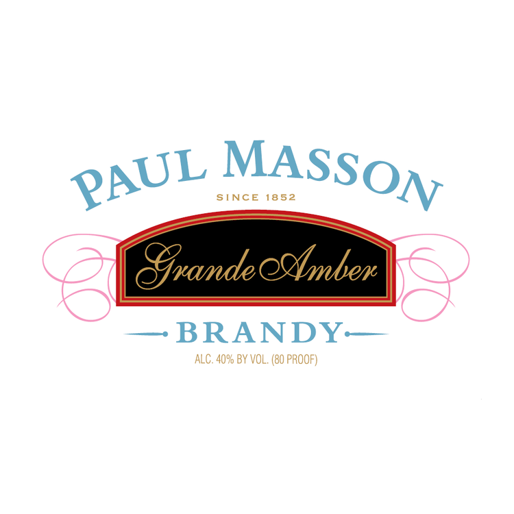 Paul Masson Brandy Grande Amber Vs 80 - 1.75L - Front Label