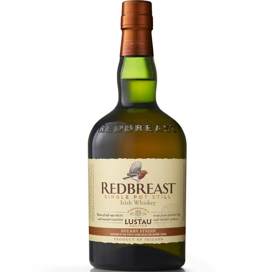 Redbreast Single Pot Still Irish Whiskey Sherry Finish Lustau Edition - 750ML - Front