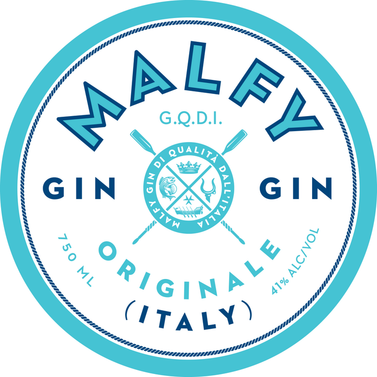 Malfy Dry Gin Originale 82 - 1.0L - Front Label