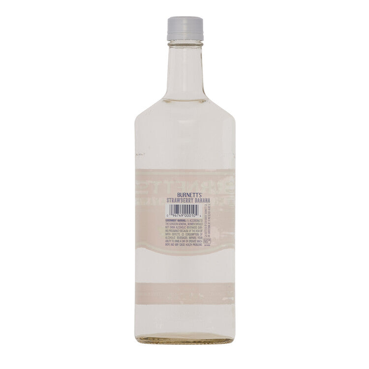 Burnett's Strawberry Banana Flavored Vodka 60 - 750ML - Back