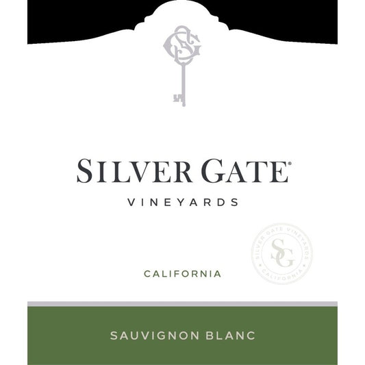 Silver Gate Vineyards Sauvignon Blanc California - 750ML - Front Label