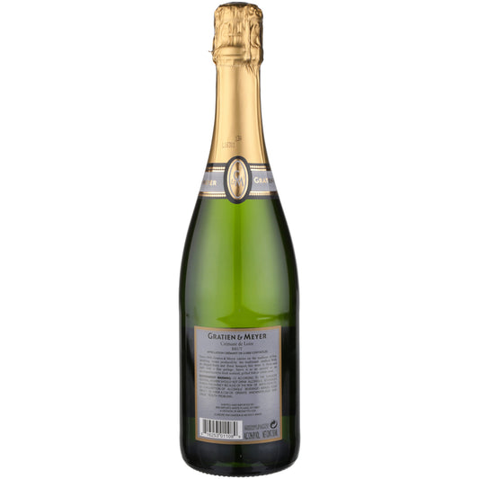 Gratien & Meyer Cremant De Loire Brut - 750ML - Back