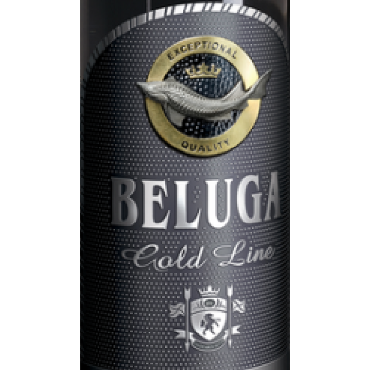 Beluga Vodka Gold Line 80 - 1.75L - Front Label