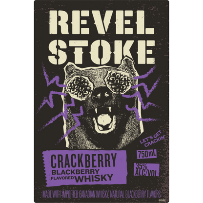 Revel Stoke Blackberry Flavored Whiskey Crackberry 70 - 750ML - Front Label