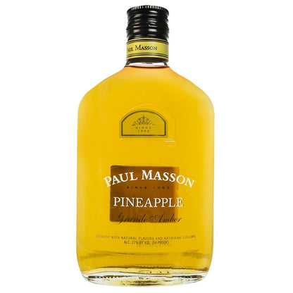 Paul Masson Pineapple Flavored Brandy Grande Amber 54 - 375ML - Front