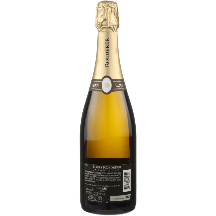 Louis Roederer Champagne Demi Sec Carte Blanche - 750ML - Back
